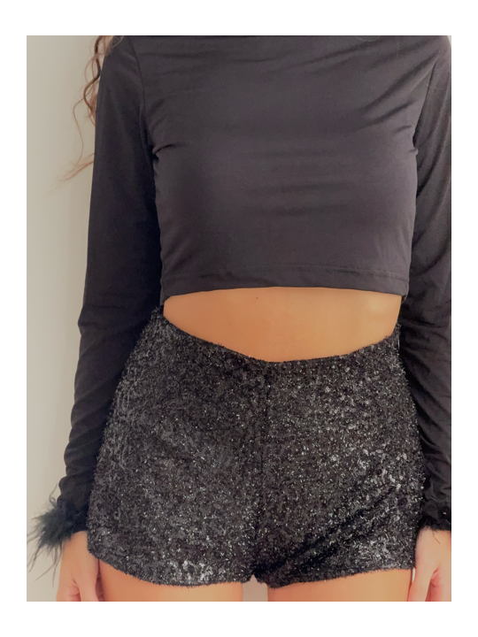 PANTALÓN CORTO BRILLO